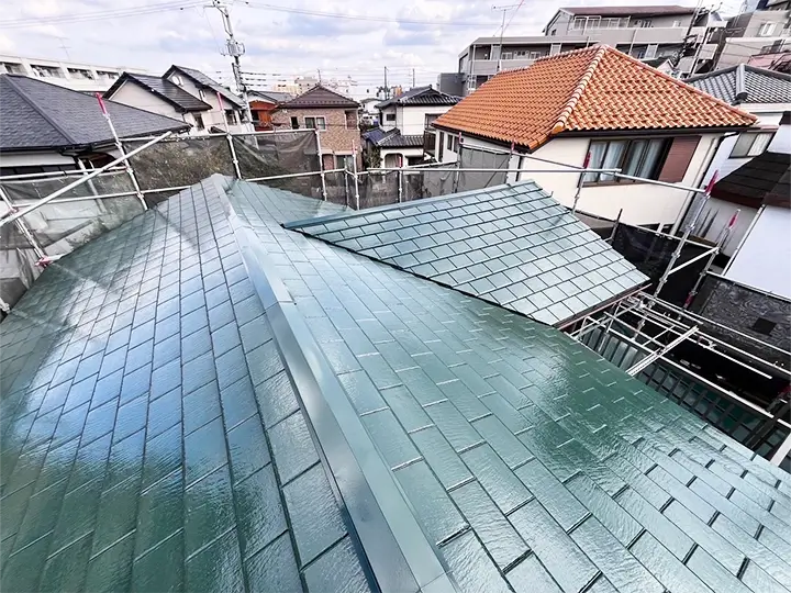 戸建屋根塗装工事